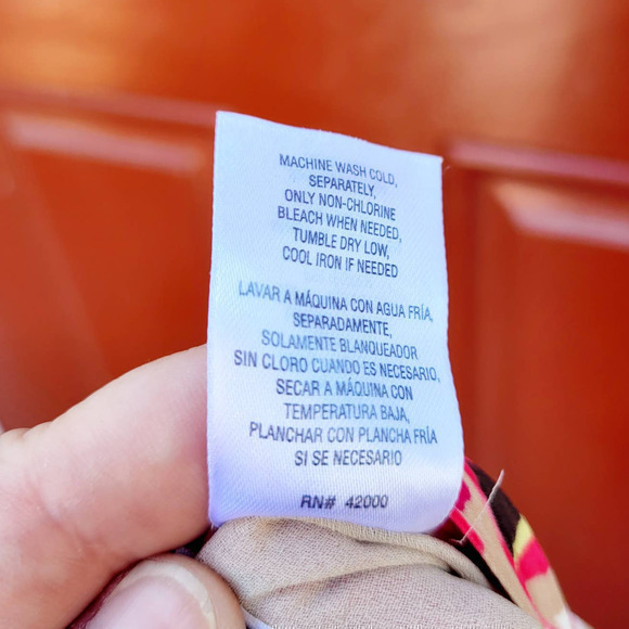 Vintage Jacklyn Smith Pink Yellow Flowy Floral Bias Cut side Zip Midi Skirt - Picture 6 of 9